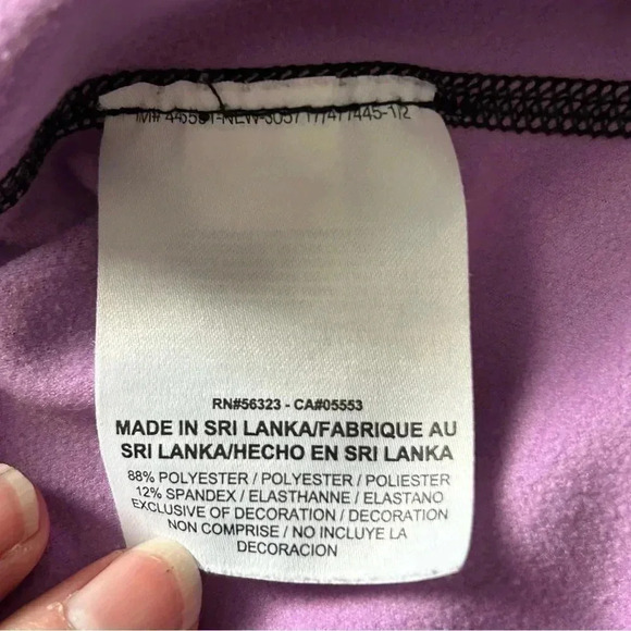 Nike Women's Pro Dri-Fit Half-Zip Medium Static‎ Blue Pink Spacedye Pullover EUC - Picture 6 of 7